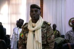 Malian Defence Minister Colonel Sadio Camara (pictured) was killed in a car bomb attack on his home.  By FANNY NOARO-KABR (AFP/File)
