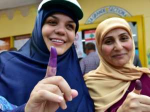Many Lebanese jumped at the chance to cast their votes on Sunday