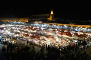 Marrakesh is working on an app that would allow citizens and tourists alike to place emergency calls and send in tips. By FADEL SENNA (AFP/File)