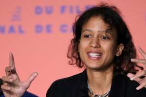 Mati Diop, 36, grew up in France and belongs to a Senegalese artistic dynasty including her uncle, acclaimed director Djibril Diop Mambety, and her father, musician Wasis Diop..  By Sbastien BERDA (AFP)