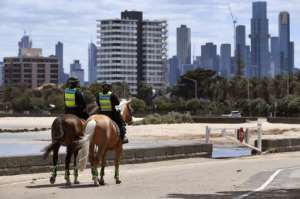 Melbourne has reported no new coronavirus cases after months of restrictions.  By William WEST (AFP)