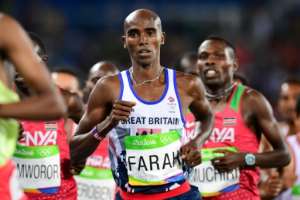 Mo Farah says running enabled him to escape: The only thing I could do to get away from this was to get out and run..  By FRANCK FIFE (AFP)
