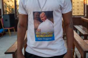 Mongambis goal is to bring young people back to the Roman Catholic Church in the DR Congo.  By Hardy BOPE (AFP)