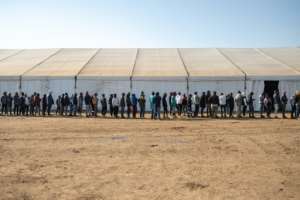 More than 60,000 foreign nationals have been repatriated from South Africa since June.  By EMMANUEL CROSET (AFP)