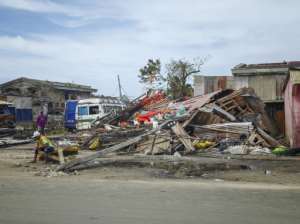 More than 70 percent of houses in Madagascar are built from precarious materials, according to the national statistical institute.  By Tsiky Sikonina (AFP)