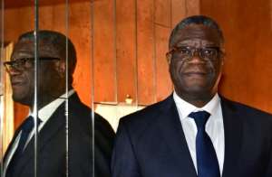 Mukwege who has treated tens of thousands of victims of sexual violence says he has been heartened by the #MeToo movement.  By Tobias SCHWARZ (AFP)