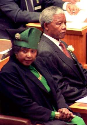 Nelson Mandela married his second wife Winnie in 1958 and they separated in 1992
