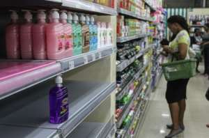 News of the first case in Kenya sent middle-class shoppers hunting for supplies.  By - (AFP)