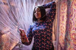 Nigerian bar owners hope that influencers -- and their thousands of followers -- will be captivated by their elaborate bathrooms.  By OLYMPIA DE MAISMONT (AFP)