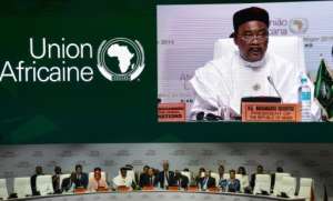 Nigers President Mahamadou Issoufou hailed the deal as the greatest historical event for the African continent since the creation of the Organisation of African Unity in 1963.  By ISSOUF SANOGO (AFP)