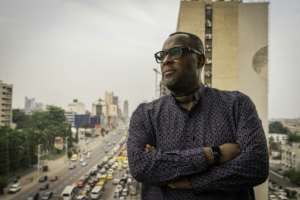 Nzanga Mobutu said he wants the exhibition to tell another side of his fathers story.  By Glody MURHABAZI (AFP)