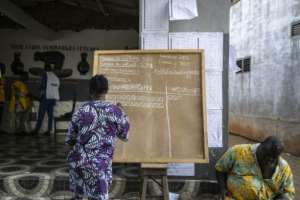 Official results are not expected before Tuesday.  By OLYMPIA DE MAISMONT (AFP)