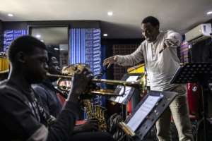 One hundred young artists selected for the foundation are offered instrumental workshops, vocal coaching and masterclasses on the inner workings of the music industry.  By OLYMPIA DE MAISMONT (AFP)