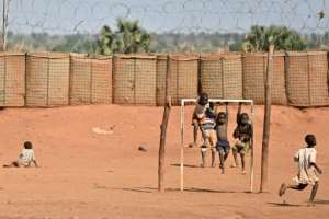 One mother said she watched her children grow up in the camp -- but at least they are safe.  By TONY KARUMBA (AFP)