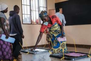 Opposition parties denounced the vote as a sham and claimed there was major fraud everywhere.  By Tchandrou NITANGA (AFP/File)