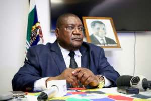 Ossufo Momade, acting leader of Mozambiques Renamo party, has accused the police of inaction in the face of political intimidation ahead of the vote.  By Adrien BARBIER (AFP/File)