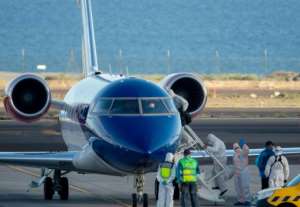 Passengers have been repatriated by plane and quarantined as a precaution.  By Antonio Sempere (AFP)