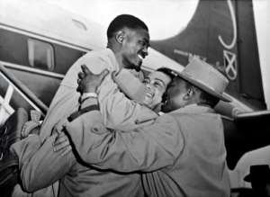 Patrice Lumumba, warmly greeted here in Brussels in January, 1960, remains an icon for Congo and for all former colonised countries.  By - (AFP/File)