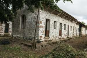 Plantation workers lived in Sanzalas and were often brought by force from other African nations to Sao Tome and Principe.  By Daniel BELOUMOU OLOMO (AFP)