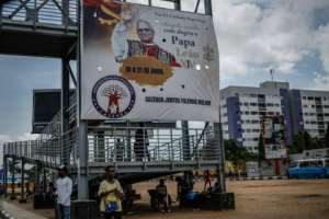 Pope Leo XIV is the third pontiff to visit Angola.  By Phill Magakoe (AFP)