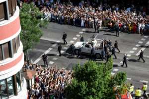 Pope Leo XIV is visiting Spain June 6-12.  By Blanca CRUZ (AFP)