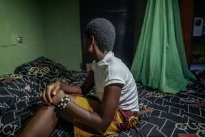 Precious, 30, was sex trafficked to Italy before returning home to Benin City.  By Light Oriye Tamunotonye (AFP)