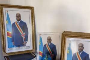 President Felix Tshisekedi won 100 percent of the vote in parts of the Kasai-Oriental region.  By Arsene Mpiana (AFP)