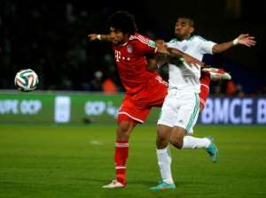 Raja possess two deadly sharpshooters in Mahmoud Benhalib, the leading Confederation Cup scorer with 11 goals, and Mouhcine Iajour (R).  By GERARD JULIEN (AFP/File)