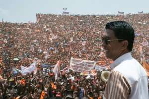 Rajoelina came to power on the back of a 2009 coup but was elected president in 2018 and 2023.  By RIJASOLO (AFP)
