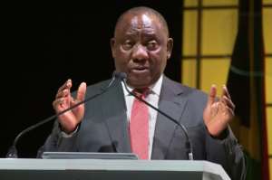 Ramaphosa said mining needs investment to reduce unemployment and poverty.  By RODGER BOSCH (AFP)