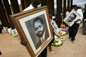 Remembering Samora Machel, killed in a mysterious air crash in 1986.  By ALEXANDER JOE (AFP)