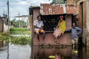 Residents say they have few options but to live with the frequent flooding.  By Luis TATO (AFP)