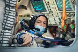 Russian cosmonaut Sergei Ryzhikov at the Gagarin Cosmonaut Training Centre outside Moscow.  By Andrey SHELEPIN (Russian Space Agency Roscosmos/AFP/File)