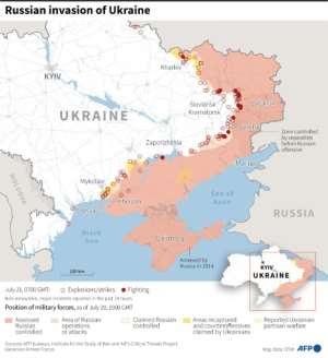 Russian invasion of Ukraine.  By  (AFP)