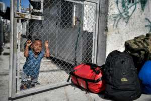 Samos residents have spent years demanding all migrants be relocated to the mainland.  By LOUISA GOULIAMAKI (AFP)