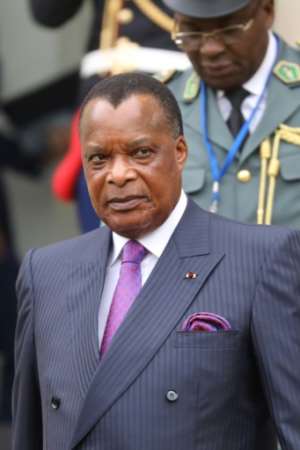 Sassou Nguesso has held power for 35 years.  By ludovic MARIN (AFP/File)