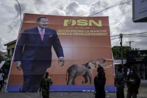 Sassou Nguesso heads into Sundays presidential election as the clear favourite.  By Glody MURHABAZI (AFP/File)