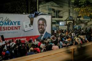 Senegals anti-establishment candidate for president Bassirou Diomaye Faye promised voters deep change.  By Carmen Abd Ali (AFP)