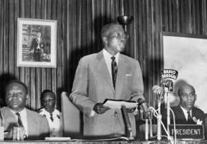 Senegals first president, Leopold Sedar Senghor, in 1963.  By - (AFP/File)