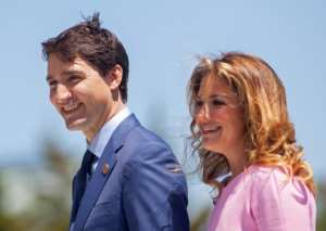 Sophie Gregoire-Trudeau, the wife of Canadian Prime Minister Justin Trudeau, has tested positive for the new coronavirus.  By GEOFF ROBINS (AFP/File)