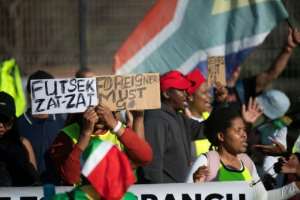 South Africa has a history of periodic anti-foreigner violence.  By RODGER BOSCH (AFP)