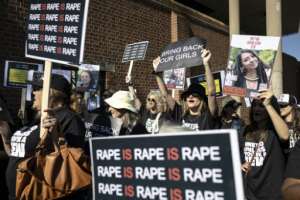 South Africa has taken the lead at the UNs top court in trying to hold Israel to account for civilian deaths in Gaza, but Jewish protesters are calling for it to also take a strong line on Hamas treatment of women.  By OLYMPIA DE MAISMONT (AFP)