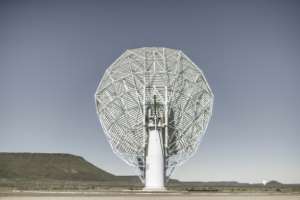 South Africa hosts one of the world€s largest radio telescopes which has among other things enabled groundbreaking radio images of the centre of the Milky Way.  By MARCO LONGARI (AFP)