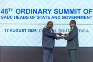 South Africa took over the rotating chairship of SADC from Zimbabwe.  By RAJESH JANTILAL (AFP)