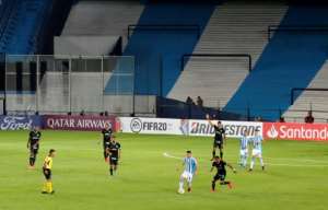 Sports have been played to empty stadiums.  By AGUSTIN MARCARIAN (POOL/AFP)