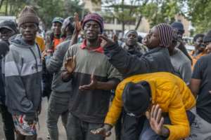 Temperatures and tensions are rising in the dire conditions.  By RAJESH JANTILAL (AFP)