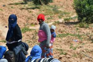 Tensions have been rising with local residents, who complain about the camps and demand that the land be cleared.  By FETHI BELAID (AFP)