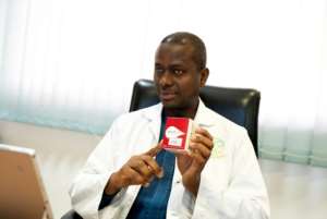 Teranga Pharma CEO Mouhamadou Sow, himself a pharmacist, said that Drepafs paediatric version fulfils a critical need.  By SEYLLOU (AFP)