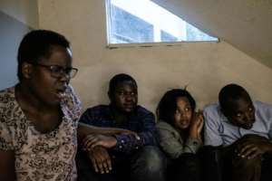 Terrified people waited to be evacuated from an office block attached to the DusitD2 hotel in Nairobi after a deadly attack by Islamist gunmen.  By KABIR DHANJI (AFP/File)