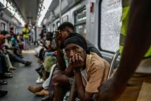 The backbone of the Lobito Corridor is the historic Benguela railway.  By Phill Magakoe (AFP)